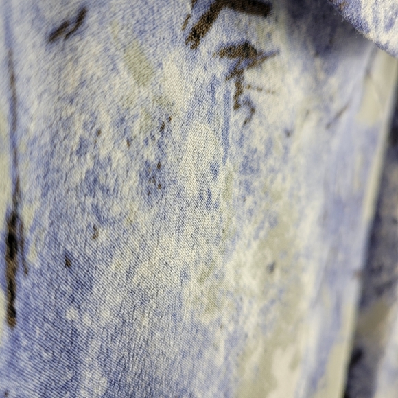 New Saints + Secrets Marbled Ruched Draped Cowl Bust Midi Slip Dress - Picture 7 of 15